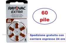 60 pile batterie RAYOVAC EXTRA