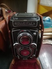 Fotocamera Rolleiflex Vintage completa di accessori