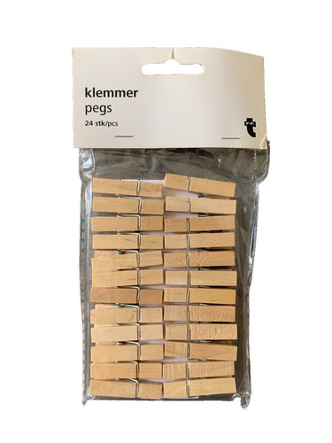 Mollette legno appendi - pz,
