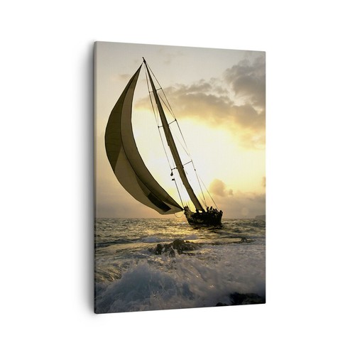Quadro tela 50x70cm nave - su,