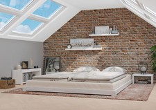 Letto futon bianco 160x200