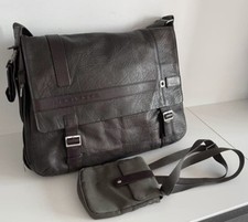 Messanger  Professionale  espandibile   unisex  marrone  Piquadro con tracolla