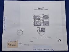1978  ITALIA RACCOMANDATA ESPOSIZIONE FILATELICA 76 SCOPELLO - F/626