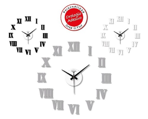 Orologio parete adesivo eva - parete,