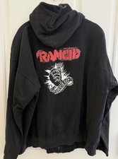 Felpa con cappuccio Rancid Let’s Go Machete 2002 uomo L punk epitaffio vintage