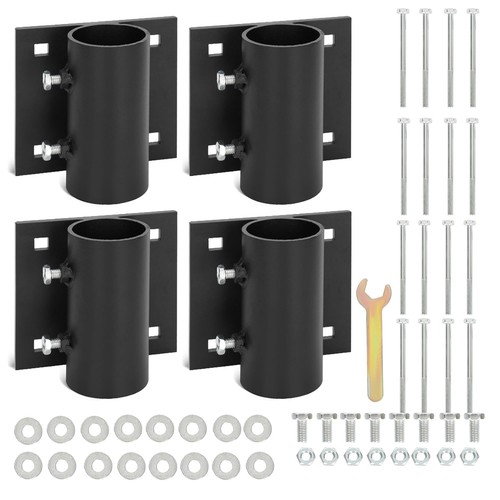 Dock pole leg holder - holder, sleeve