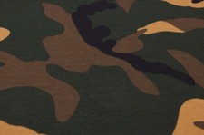 Stoffa Maglione 150cmx50cm Camouflage Verde Beige Braun