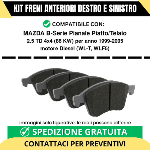 Pastiglie freno anteriori per - pastiglie,