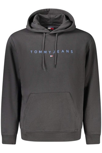 Felpa tommy hilfiger nero - hilfiger,