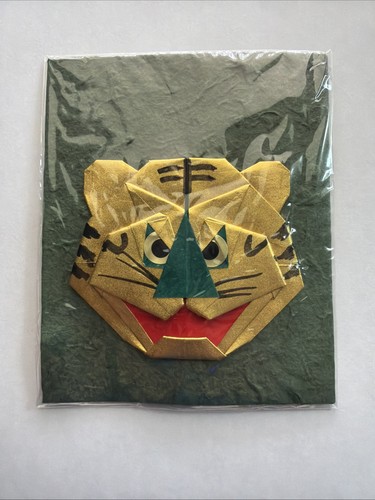 Tigre carta origami - tigre, di