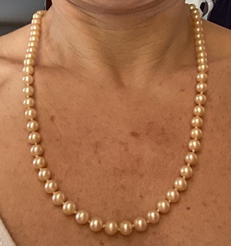 Collana perle avorio - di,