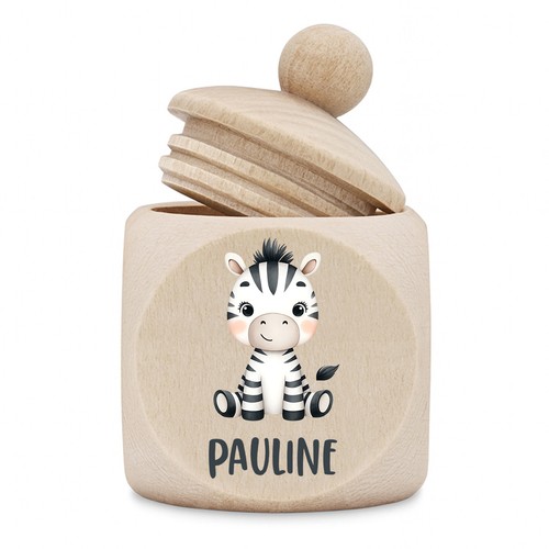 Legno casella dente con - casella,