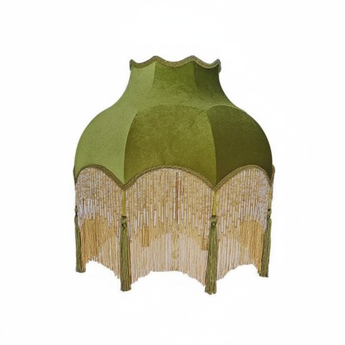 Paralume verde oliva con - paralume,