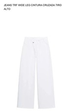 (Nuovo) Pantalone Zara bianco