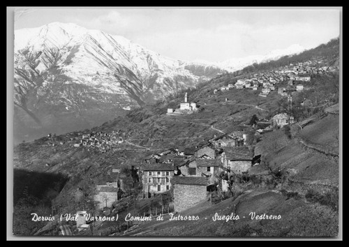 Cartolina dervio val - dervio, varrone