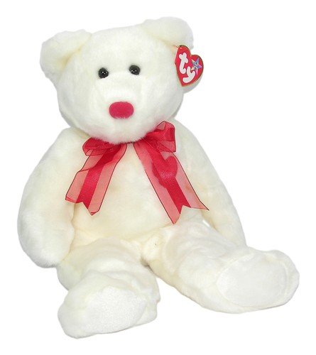 Peluche orso cuore rosso - , 14"