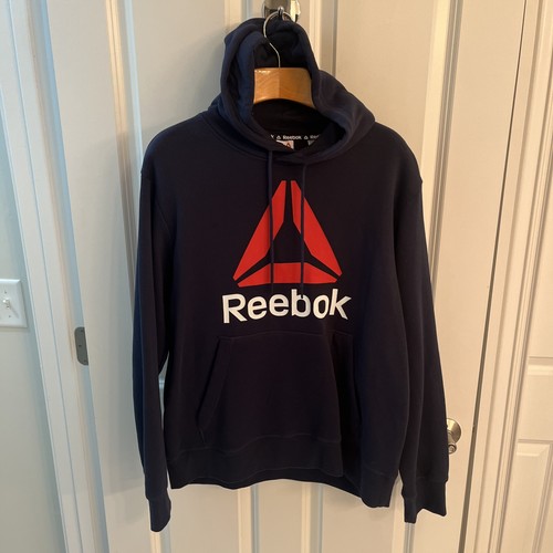 Felpa con cappuccio reebok - cappuccio,