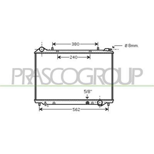 Radiatore per opel vauxhall - per, opel/vauxhall