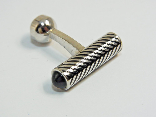 Gemello singolo cartier nero - gemello,