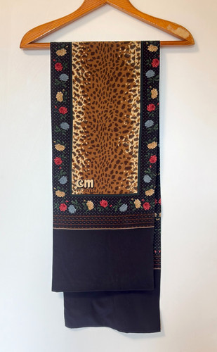 Sciarpa vintage leopardata