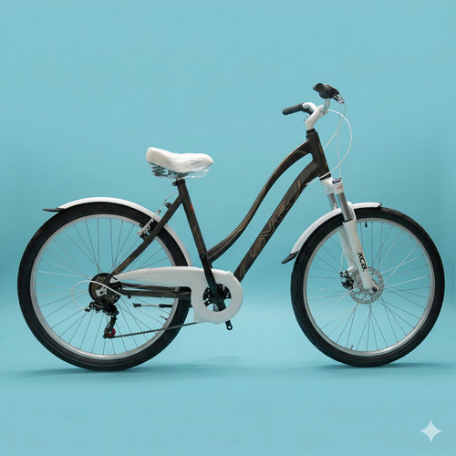 Bici ibrida donna - ibrida, alluminio