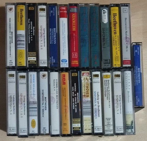 Lotto 25 musicassette - lotto,