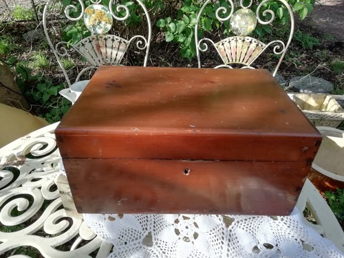 Antica scatola legno di - in,