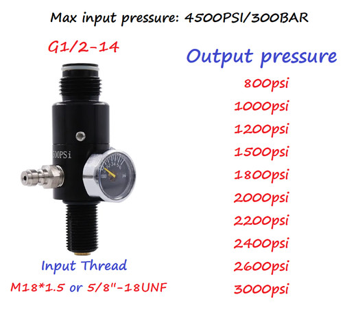 Hpa 4500psi regolatore - hpa,