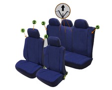 Coprisedili auto tessuto jeans - coprisedili,