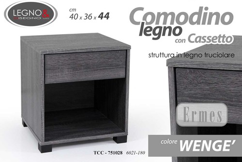 Comodino h44 cm - h44*40*36, letto