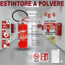 Estintore polvere kg - polvere,