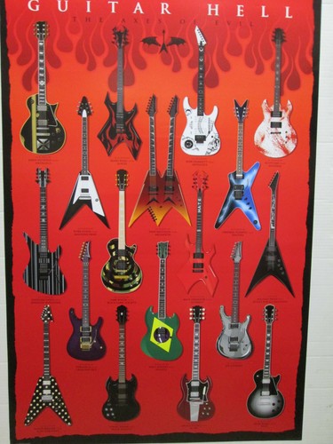 Chitarre poster 91 - cm.61, da