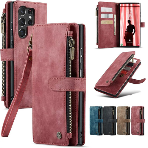 Custodia portafoglio zip pelle
