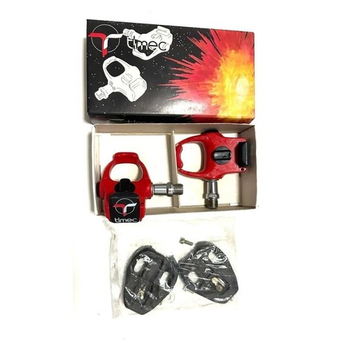 Pedali corsa timec super rosso - timec,