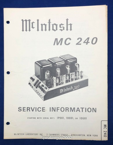 Mcintosh mc240 originale - originale, /