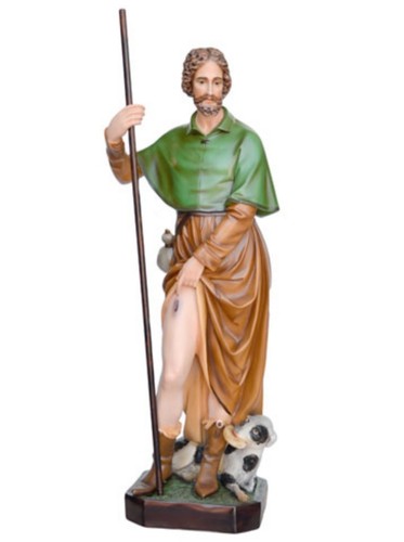 Statua san rocco 100 - cm, in