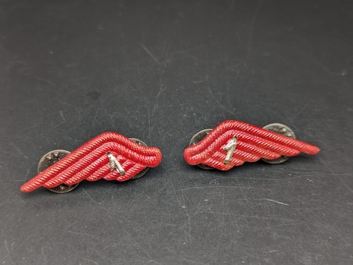 Coppia set spilla ali rosse - coppia,