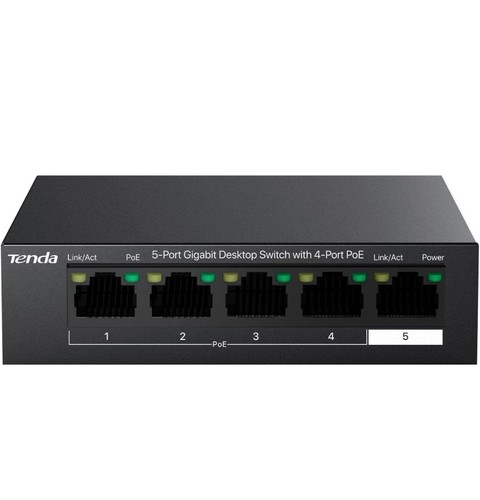 Tenda tef1105p 63w switch - tef1105p-4-63w,