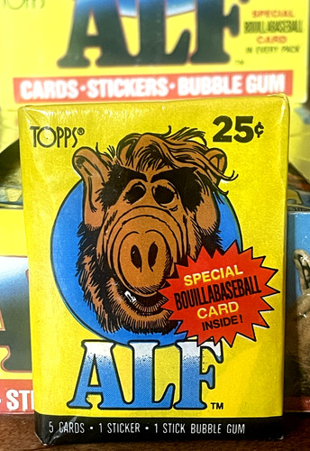 Topps alf serie anni - tv, 80
