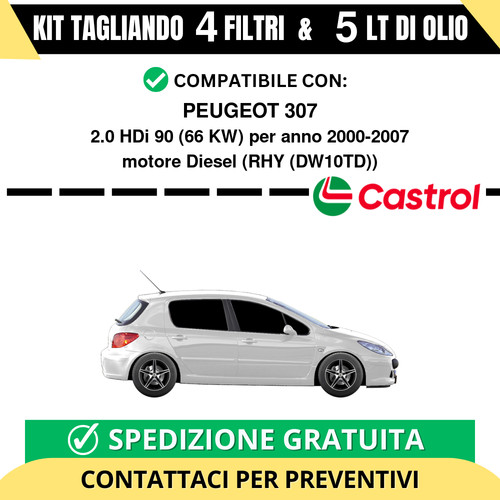 Tagliando per peugeot 307 - 307, 2.0