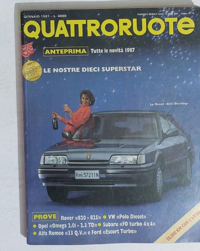 66316 quattroruote 1987 - 66316, 375