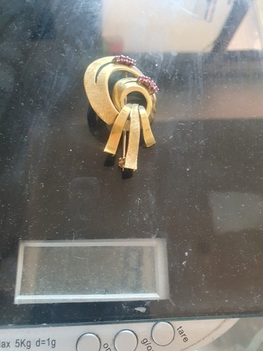 Spilla oro 18kt anni - spilla, 40'