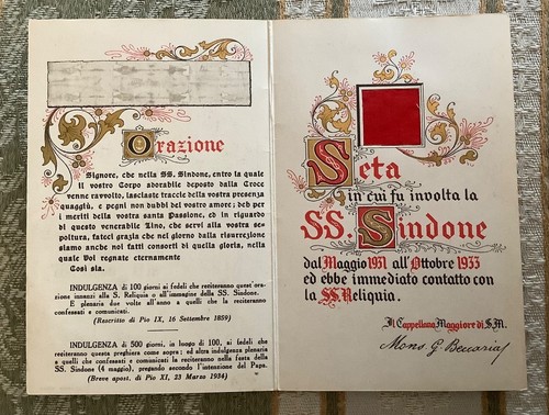 Reliquia della sacra sindone - reliquia,