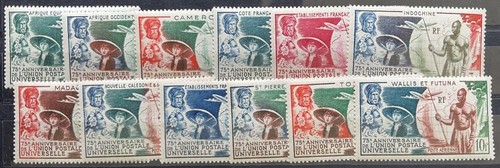 Colonie francesi 1949 upu - francesi, **