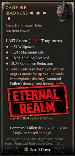 Diablo eternal realm - diablo, 💥