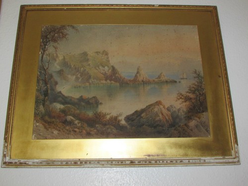 Grande dipinto antico - , ad