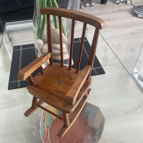 Sedia dondolo vintage in - sedia,