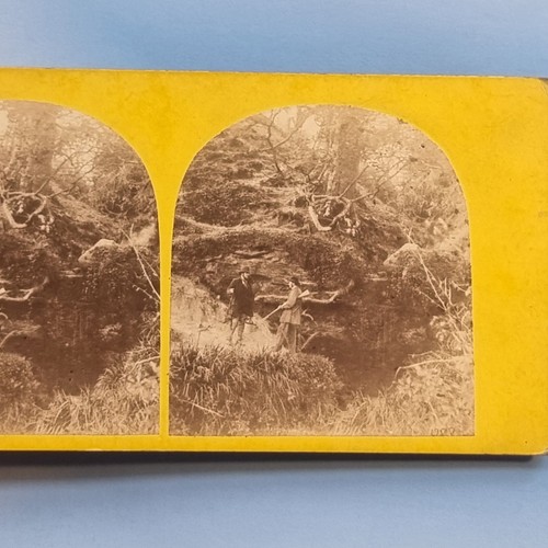 Stereoview card 1870 - card, 3d
