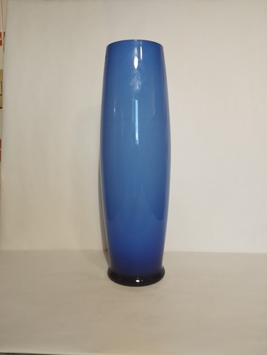 Vaso blu vetro opalino - blu, in