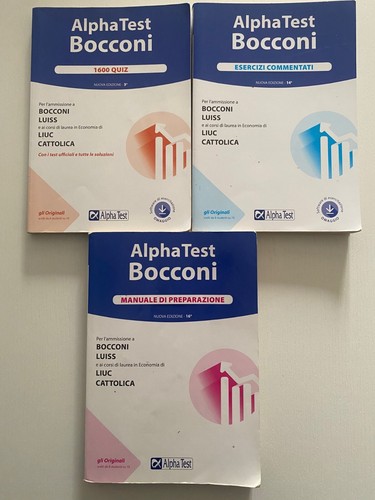 Alpha test bocconi - -, kit